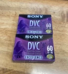 Pack Of 2 Sony DVM-60EXL Minidv Excellence Dvc Digital Cassette New. Fixed Price $15.90.