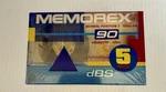 Vintage Sealed Pack Memorex Blank Audio Cassette Tapes Dbs 90 Minutes 135M. Fixed Price $14.99.