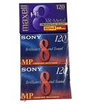 Lot Of 3 Sealed VIDEO8 HI8 Camcorder Tapes Sony MP120 & Maxell Xr-metal. Fixed Price $17.99.