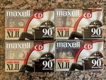 Maxell Audio Cassettes (4) High Bias Xlii 90 Minutes Factory Sealed Iec Type. Fixed Price $29.88.