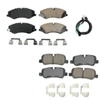 Akebono Euro Front Rear Ceramic Brake Pads Kit For Land Rover LR4 2010-2016. Fixed Price $158.95.