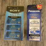 Sony DVM60R Minute Premium Color Mini & Panasonic Microcassette. Fixed Price $23.80.