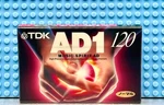 Tdk AD-1 120 1996 Japan Type I Blank Cassette Tape (1) (sealed). Fixed Price $26.99.