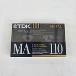 Tdk MA110 Metal Bias Type Iv Blank Cassette Tape - Brand New Factory Sealed. Fixed Price $20.00.