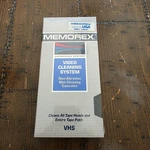 Branf New Memorex Vhs Video Head Cleaner Cleaning Safeguard System. Fixed Price $19.95.