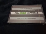 2- Tdk : SA-C90 Cassette Tapes Sealed 1975-1977. Fixed Price $51.12.