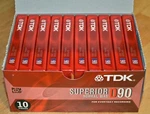 Nos Tdk D90 10 Pcs Blank Audio Cassette Tapes Iec I/type Superior Normal Bias. Fixed Price $24.99.