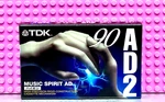 Tdk AD-2 90 1997 Japan Type Ii Blank Cassette Tape (1) (sealed). Fixed Price $26.99.