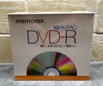 Memorex Dvd-r 10 Pack 16X 4.7GB/GO 120MIN Brand New Factory Sealed. Fixed Price $8.99.