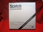 Factory Sealed Scotch Dynarange 7R-1800 ' Low Noise Magnetic Tape 212. Fixed Price $12.00.