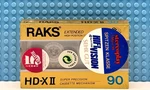 Raks Hd-x Ii 90 1988 Europe Type Blank Cassette Tape (1) (sealed). Fixed Price $29.99.