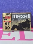 Maxell Xlii 90 Minutes High Bias Cassette Tape Blank New Sealed. Fixed Price $9.99.