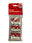 Radioshack MC-60 Microcassette Tapes 3 Pack New Sealed Made In Japan. Fixed Price $19.99.