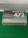 Ampex 472 C20 Cassettes, Lot Of 2- New Old Stock. Fixed Price $23.99.