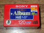 Sony Album HI8 MP120 Video Cassette Tape 3P6-120HMPL Pack Of Japan Jpn. Fixed Price $27.99.
