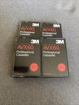 3M Scotch Avx 60 Studio Master Cassette Tapes Professional, 4 Vintage. Fixed Price $20.00.