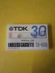 Tdk Endless Cassette EC-30S Seconds Blank Tape (brand New). Fixed Price $22.00.