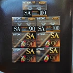 5 Tdk SA90, 2 100 Type Ii High Position Blank Audio Cassette Tape New. Fixed Price $80.00.