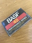 Vintage Basf 45 Performance Series Blank Cassette Tape New. Fixed Price $18.00.
