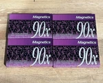 Lot Of 4 Blank Cassette Tapes Magnetics 90X High Speed Dubbing IEC1 Normal New. Fixed Price $10.99.