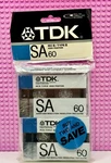 Tdk 60 Twin Pack 1987 Usa Type Ii Blank Cassette Tapes (2) (sealed). Fixed Price $42.29.