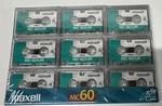 Maxell MC-60UR Micro Cassette Audio Recording Tapes (pack Of 9) Brand New. Fixed Price $24.99.