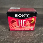 Sony Normal Bias 5 Pack Minutes Audio Cassette Tape High Fidelity C-90 Hfl. Fixed Price $9.95.