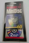 (1) 2 Pack Sony Minidiscs MDW-60A 60MIN New Sealed. Fixed Price $15.99.