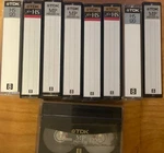 9 Tdk Mp Premium 8MM 120MIN Video Camcorder Cassette Tape (P6-120HS). Fixed Price $27.00.