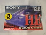 3 Pack Sony Hf 120 Min Tapes Slide Case Nos New Audio Cassettes. Fixed Price $14.00.