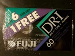 Fuji Blank Cassette (lot Of 7) Dr-i 60 Extraslim New Sealed Audio Tapes. Fixed Price $19.95.