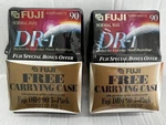 (2) Fuji Audio Cassette Tape Type Dr-i 90 Min. 5 Pack Normal Bias Free Case. Fixed Price $39.97.