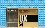 Sony Ux 54 1989 Japan Type Ii Blank Cassette Tape (1) (sealed). Fixed Price $26.99.