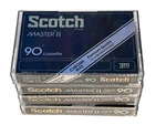 4 Vintage Scotch Master Ii Y-C-90 Chrome Bias Cassette Tapes. Fixed Price $51.17.