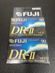 New Fuji Dr-ii 90 Minute High Bias Blank Type Audio Cassette Tapes 2 Pack. Fixed Price $9.99.