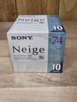 Sony Neige 74MIN Recordable Minidisc Md Clear Color Lot Of 10 New Sealed Japan. Fixed Price $59.99.