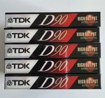 5 Tdk 90 High Output Leci/typei Normal Position Cassette Tapes. Fixed Price $18.99.
