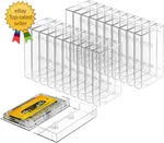 25-PACK Audio Cassette Clear Plastic Tape Cases-storage. Fixed Price $27.11.