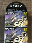 2 Sony Cd-it Slide Case High Bias Blank Cassette 90 Minutes New Sealed. Fixed Price $10.00.