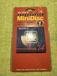 Sony Mdw 74 Blank Mini Disc (1) (sealed). Fixed Price $13.99.