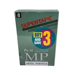 Supertape 8MM Video Cassette Sealed Pack P6 30 Mp Metal Particle Vintage. Fixed Price $24.00.