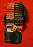 Lot Of 10 Tdk B60 Blank Cassette Tapes - Sealed With Carry Case. Fixed Price $28.00.