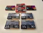 Tdk Sa 90 High Bias Type Ii Blank Cassette Tapes & Maxell / Rca Lot 8 New Sealed. Fixed Price $45.00.