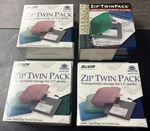 Lot Of 4 Allsop Zip Twin Packs, Transportable Storage For 3.5" Media, New. Fixed Price $10.00.