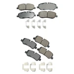 Akebono Euro Front Rear Disc Brake Pad Kit For Land Rover. Fixed Price $145.95.