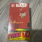 (2) Basf T-160 Extra Quality 8 Hour Blank Vhs Video Cassette Recording Tapes. Fixed Price $19.99.