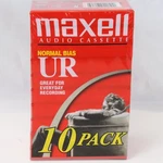 Maxell UR-90 Normal Bias Audio Cassette Pack Of 10 Minute Tapes New. Fixed Price $18.77.