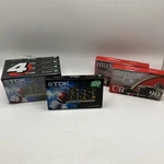 New Sealed Cassette Tapes, 5 Tdk Cd Bass, 2 Maxell UR90,. Fixed Price $32.89.