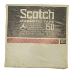 Scotch Brand Magnetic Tape 150 1/4" X 900FT Sealed Blank Reel-to-reel. Fixed Price $24.99.