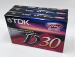 Tdk D30 Dynamic Performance High Output Iec I/type - Pack Sealed Nos. Fixed Price $13.95.